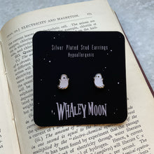 Load image into Gallery viewer, Ghost Stud glitter earrings