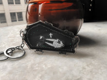 Load image into Gallery viewer, Lilith's Coffin Shaker Keychain