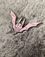 Load image into Gallery viewer, Pink flying Bat Enamel Pin