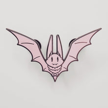 Load image into Gallery viewer, Pink flying Bat Enamel Pin