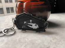 Load image into Gallery viewer, Lilith&#39;s Coffin Shaker Keychain
